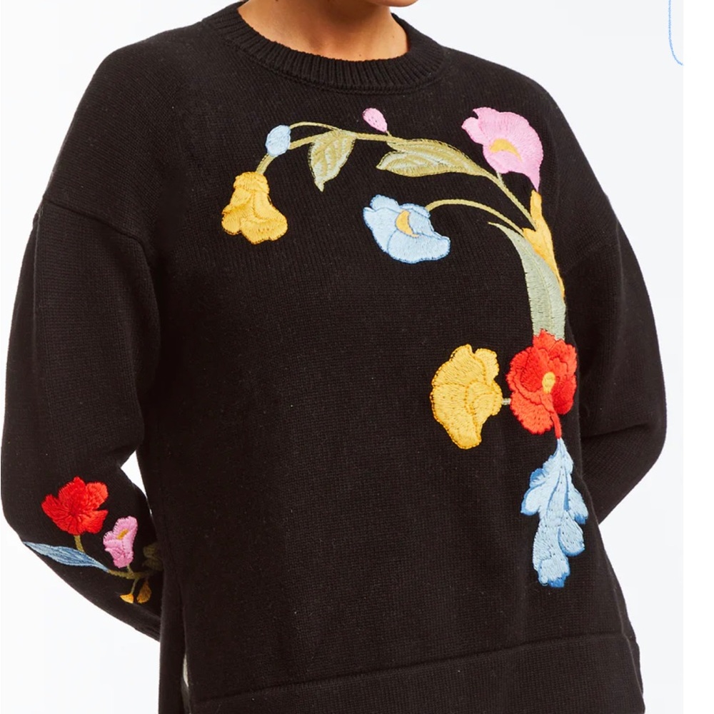 Mestiza NY cute embroidery sweater small